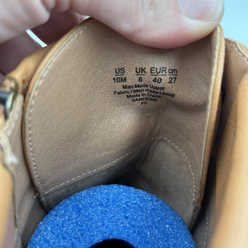 Sam Edelman Circus Vegan Combat Moto Boot Size 10 Camel Brown Tan‎ - Picture 9 of 9